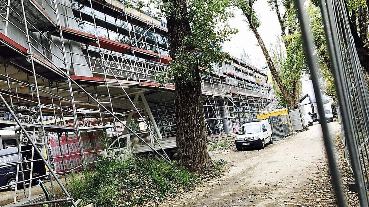 Der Campusbau hat sich verzögert. Geplant war, schon heuer im Herbst umzusiedeln 