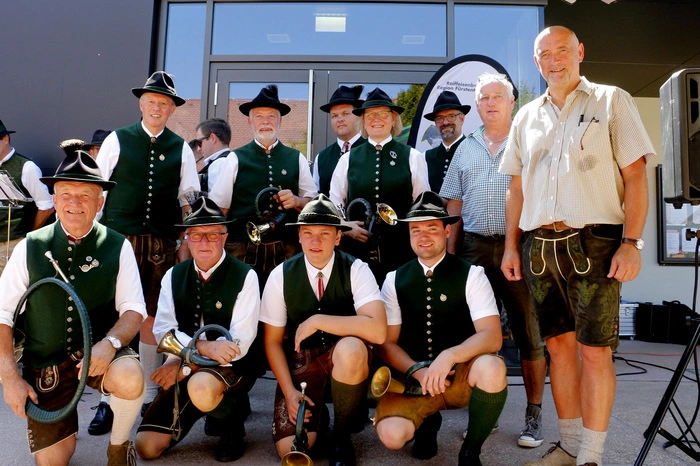 ..begrüßten die beiden Obmänner Josef Fritz und Wolfgang Sommer.