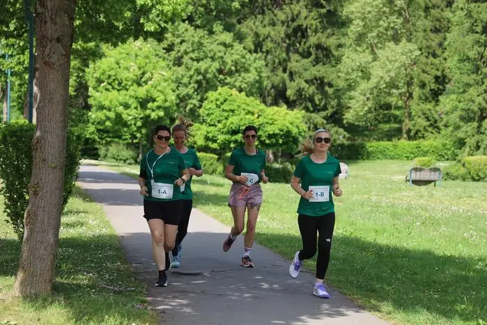 Für die Lauffreunde waren zwei Strecken über 1,4 oder 3,6 Kilometer bereit, auf denen unterschiedliche Geschicklichkeitstests bewältigt werden mussten