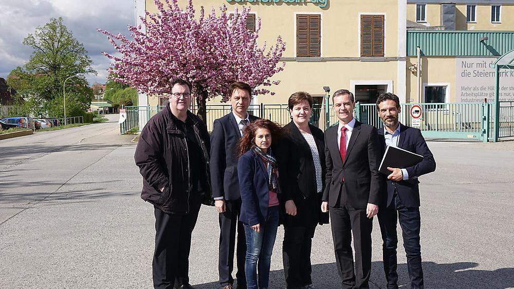 Die SPÖ Oststeiermark präsentierte ihr Motto zum 1. Mai gemeinsam mit der Borckenstein-Führungsriege