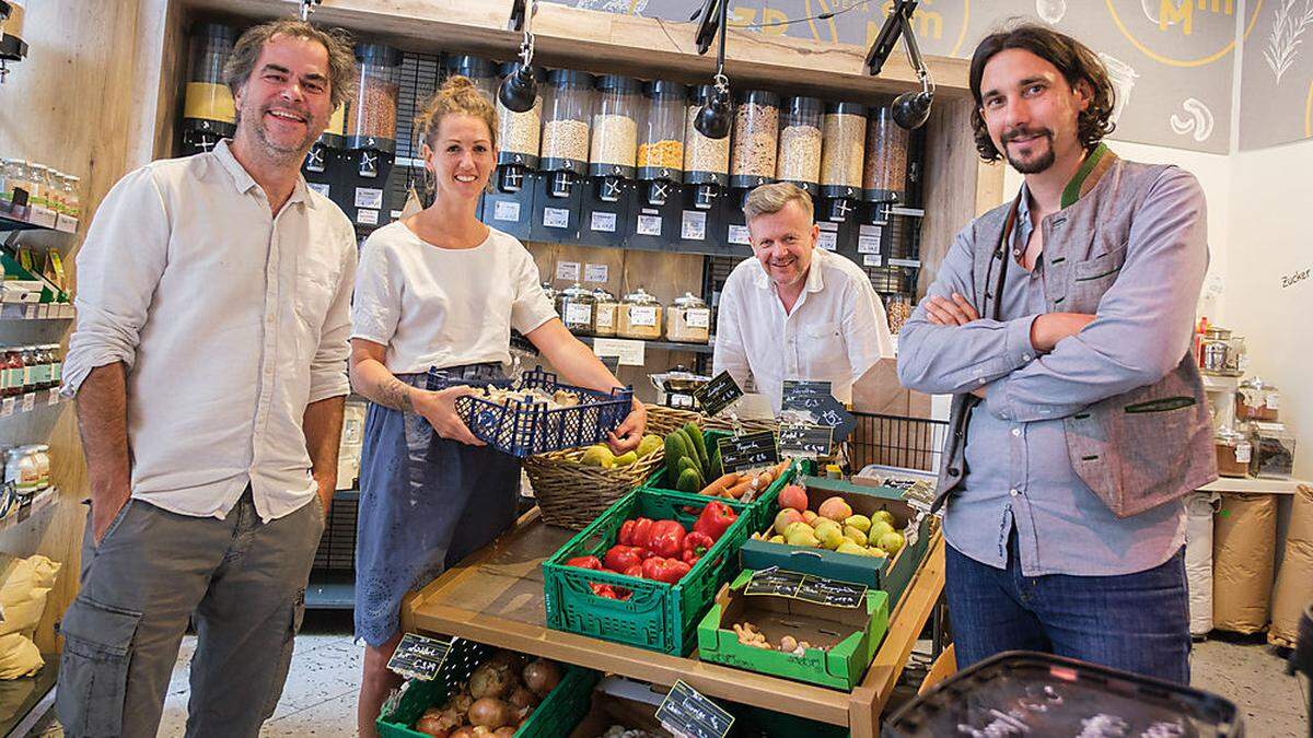 Georg Loder, Verena Kassar, Andreas Reisinger und Florian Hubmann (von links nach rechts)