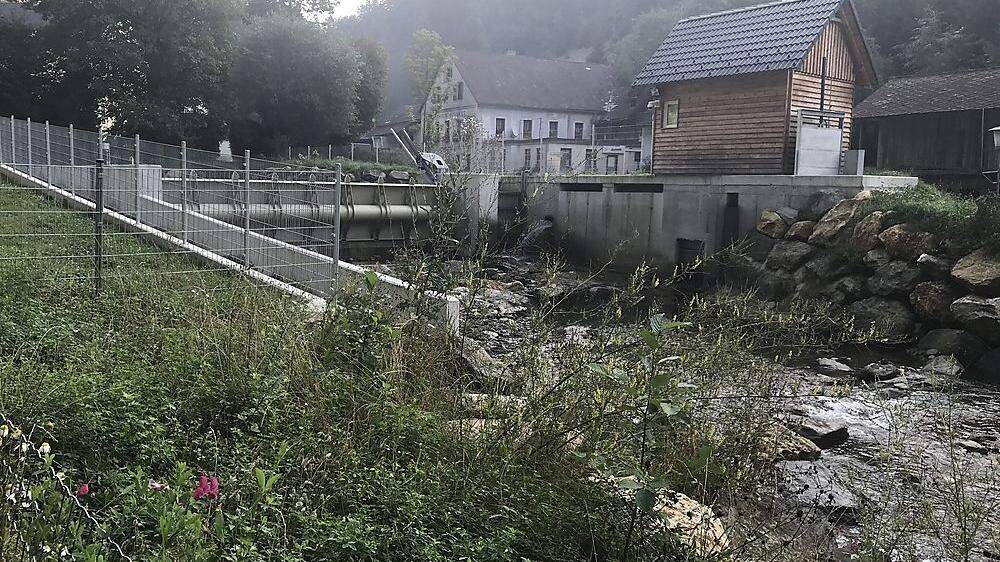 Eine Benützungsbewilligung für das Wasserkraftwerk an der Schwarzen Lafnitz steht weiterhin aus
