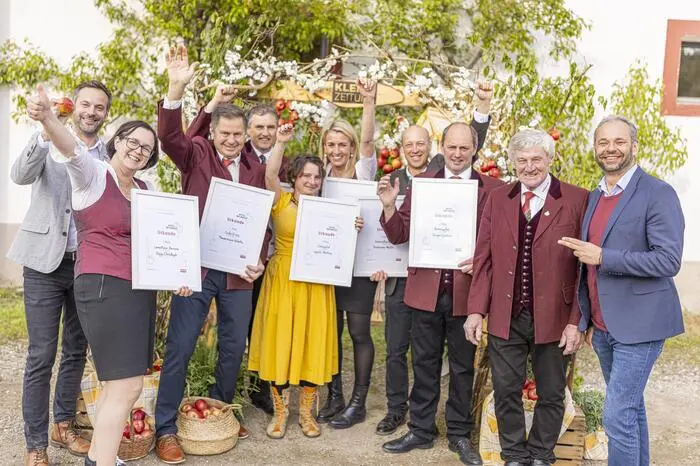 17. Kleine Zeitung Apfelweinkost Zogglhof St. Paul April 2024