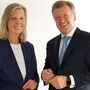 Karin Zipperer und Klaus Schierhackl. Die Managerin verlässt die Asfinag.