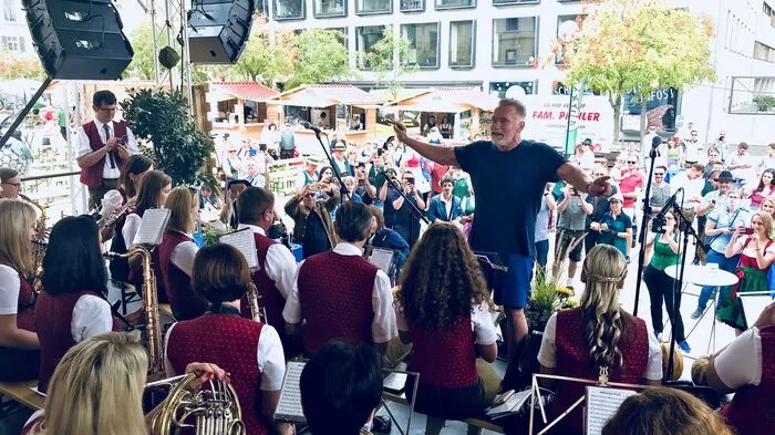 Da machten die Musiker der Marktmusikkapelle Bad Waltersdorf große Augen ...