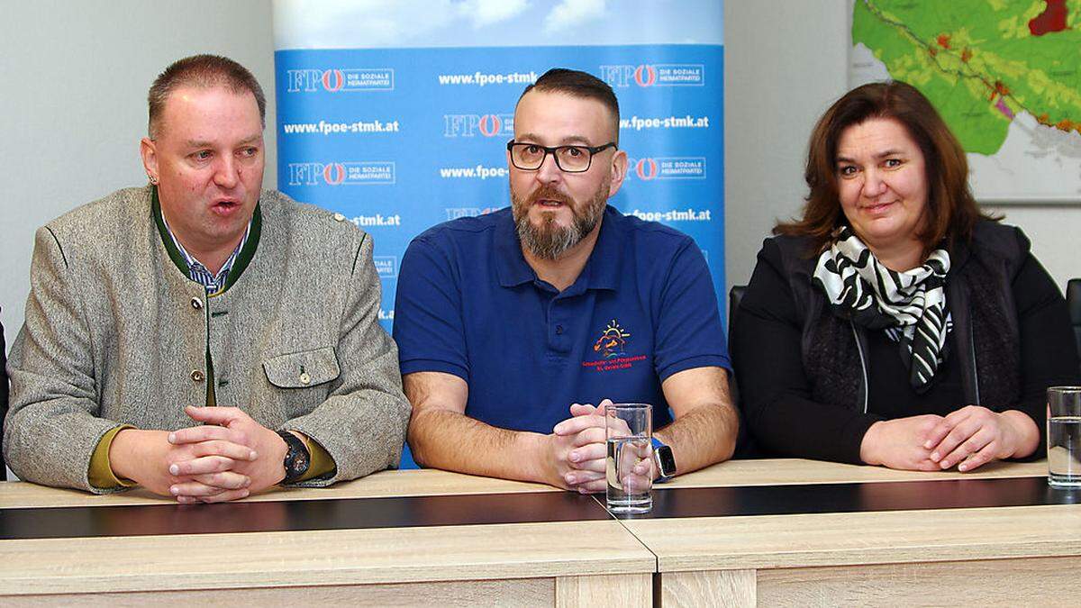 Reinhard Richter, Thomas Haberfellner und Maria Elisabeth Posch