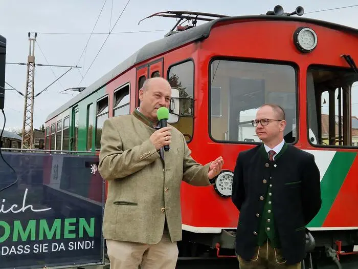 Für Peter Kronberger und Ronald Kiss ist die Gleichenberger Bahn eine Bahn mit Charakter