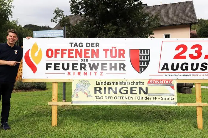 FF-Kassier Heinrich Sickl konnte sich über einen großen Erfolg beim „Tag der offen Tür“ in Sirnitz freuen!