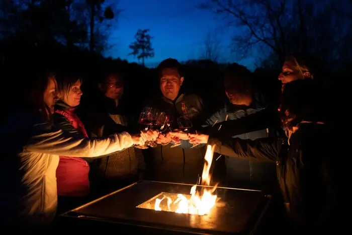 Auch als Feuerschale ist die Brenn-Bar geeignet