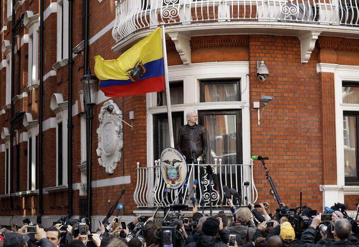 Julian Assange verschanzte sich lange Zeit in der ecuadorianischen Botschaft in London.