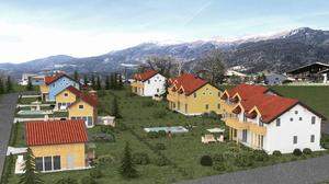 Die 3D-Visualisierung des Wohnprojektes in Gundersheim