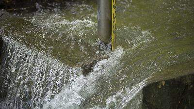 Das beliebte Maibachl führt Hochwasser