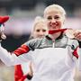 Natalija Eder mit ihrer Medaille