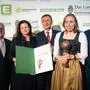 Rubrikpate Peter Gspaltl (Verkehrsverbund Steiermark), Rubrikpatin LR Claudia Holzer, Ronald Schindler (Stadtwerke Leoben), Susanne Sinz (Gemeinderätin Stadt Leoben) und Michael Braunsberger (Stadtwerke Leoben)