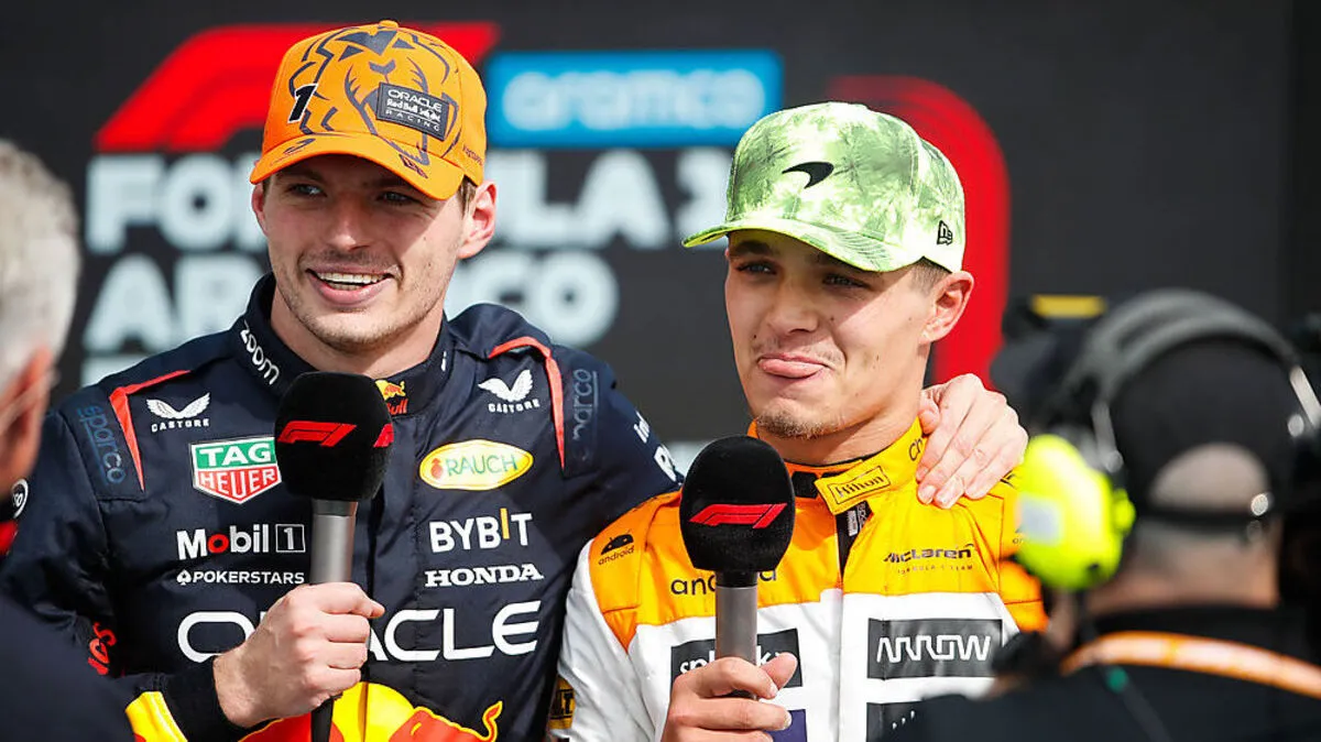Gute Freunde: Max Verstappen und Lando Norris