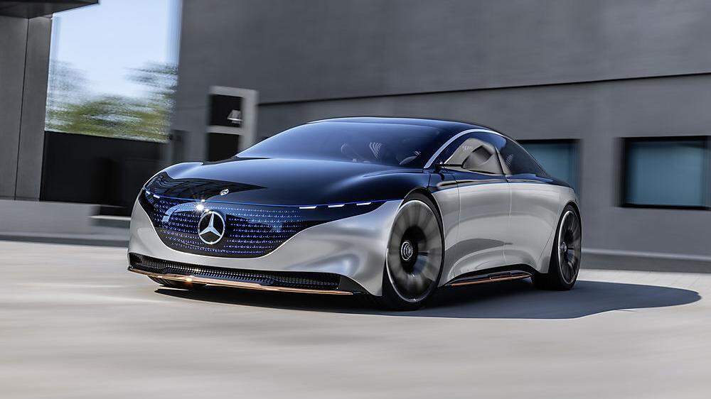 Mercedes' Elektrostudie Vision EQS
