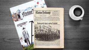 In der Vergangenheit blättern: Die Archivzeitungen der Kleinen Zeitung sind Zeitzeugen der letzten 120 Jahre
