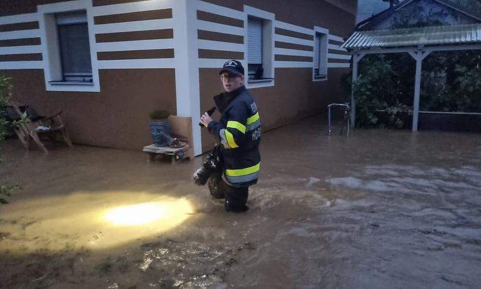 Überflutung in der Steiermark