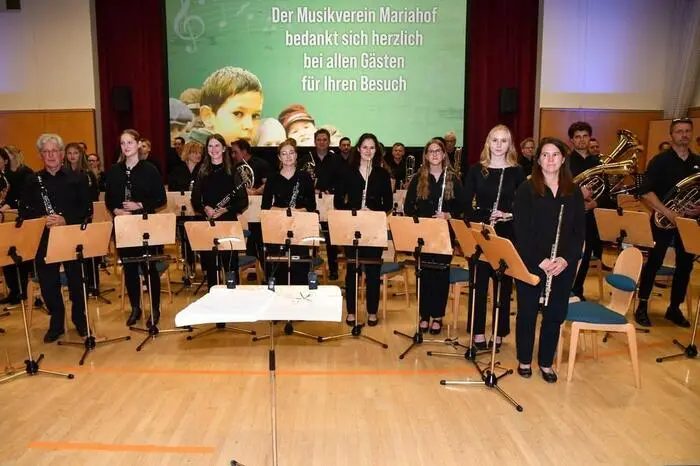 Für die 52 Musikerinnen und Musiker des Musikvereins Mariahof stellte die Aufführung eine besondere Herausforderung dar.