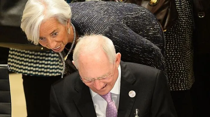 Christine Lagarde (IWF), Deutschlands Finanzminister Wolfgang Schäuble
