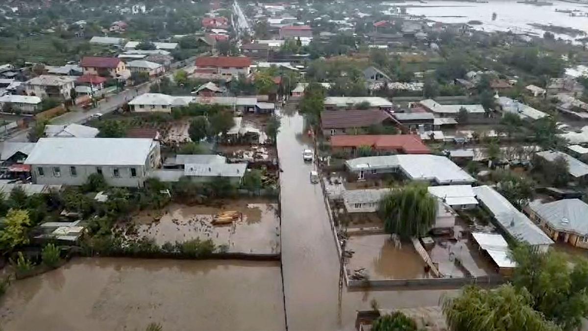 Schwere Überschwemmungen in der Region Galati 