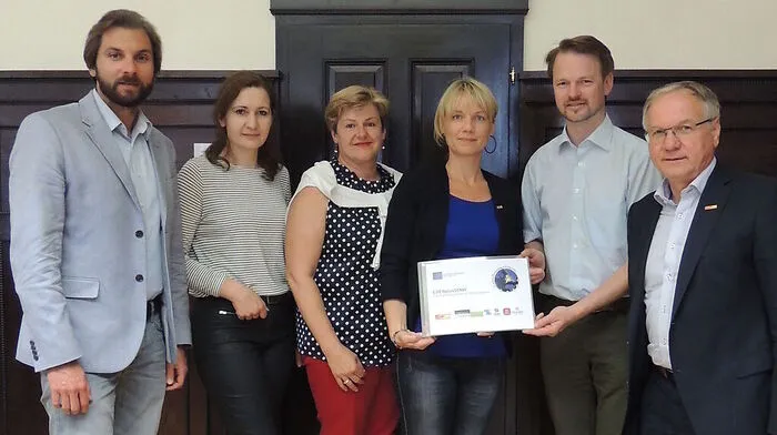 Christian Ortauf, Christine Neuhold, Gabriele Grandl, Daniela Adler-Neubauer, Mario Hofer, Bürgermeister Josef Ober