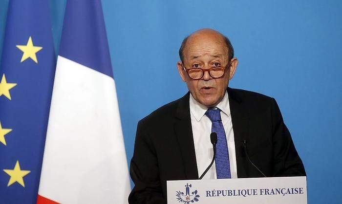 Frankreichs Außenminister Jean-Yves Le Drian nannte den Einsatz rechtmäßig. 