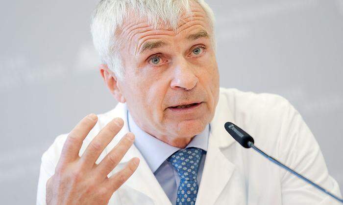 Walter Klepetko, Chef der Uniklinik für Chirurgie, operierte auch Niki Lauda