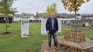 Robert Neschmach im Areal der Baumbestattung am Friedhof Deutschlandsberg