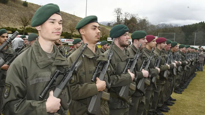300 Rekruten aus ganz Kärnten gelobten Treue zu unserer Heimat.