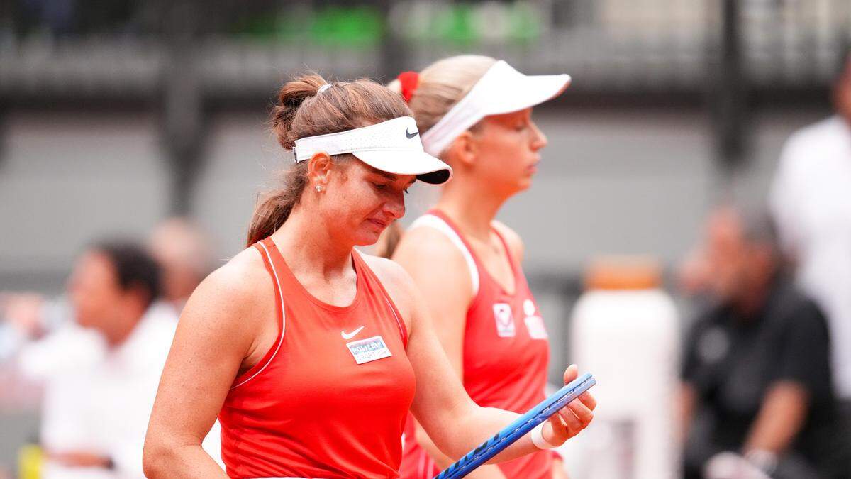 Sinja Kraus und Melanie Klaffner verloren das entscheidende Doppel