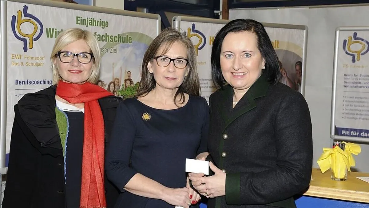 Gabriele Kolar, Michaela Karner und Elisabeth Meixner machten das Projekt möglich