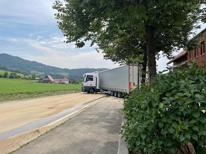 Lkw, der die Sperre in Scheifling missachtet hat, muss in Perchau umdrehen