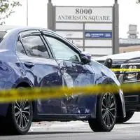 Das Auto des Angeschossenen war sichtlich demoliert