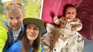 Ein Paar mit Baby | Johannes, Madeleine und ihre kleine Kiana genießen die ersten Wochen als frischgebackene Familie