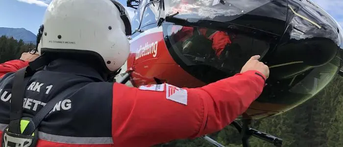 Der ARA-Rettungshubschrauber war im Einsatz