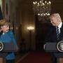 Schwierige Annäherung: Merkel und Trump