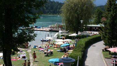 Die Straße, die durch das Drobollacher Strandbad führt, sorgt schon länger für Diskussionen