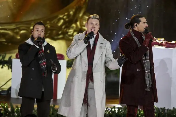 Einige Stars waren auch bei der Zeremonie dabei, wie zum Beispiel die Backstreet Boys oder...