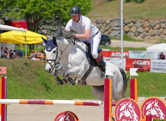 David Kleinschuster bei der zweiten Etappe der AlpenSpan Tour 2026 in Preding