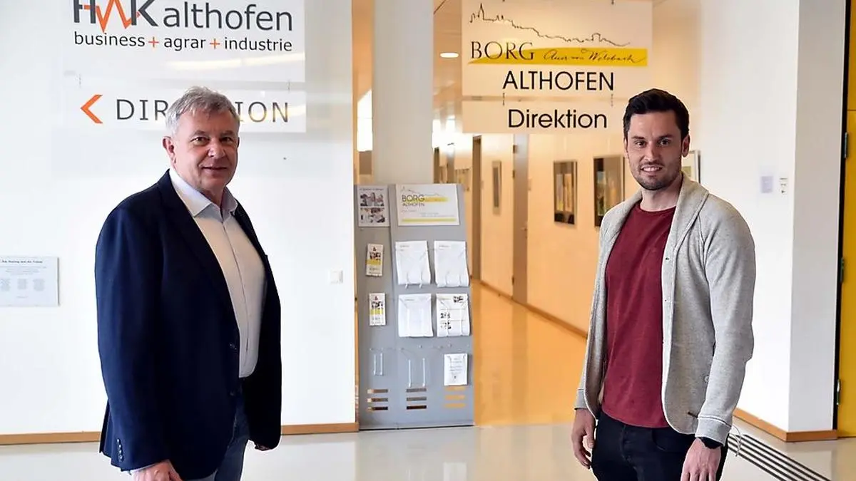 Hannes Scherzer (links) und Patrick Trattler leiten den neuen Schulcluster in Althofen