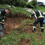 In Hohenkogl kam es aufgrund der Regenmassen zu Hangrutschungen