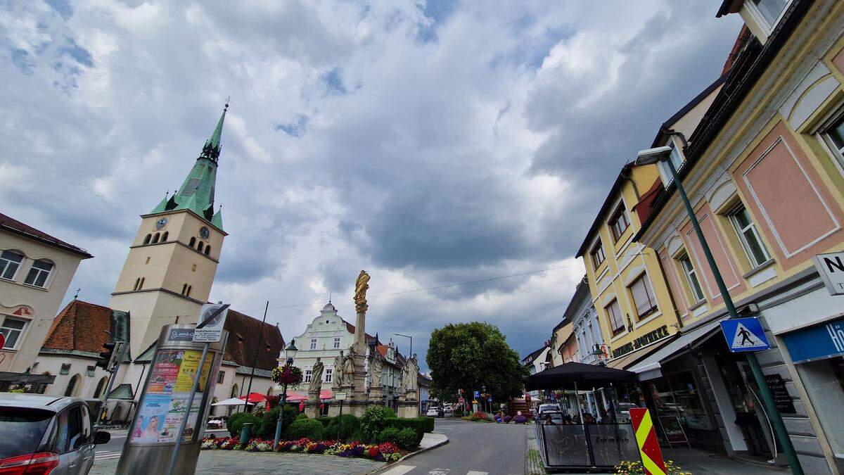 Es braut sich etwas zusammen am Himmel über Voitsberg 