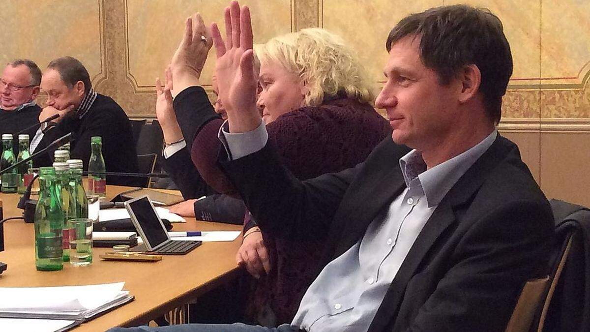 Michael Horvath (rechts), Roswitha Grabner und Ludwig Robitschko verloren ihre Ausschuss-Sitze