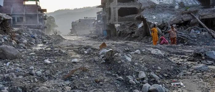 Eine Sturzflut verwüstete Ende August ganze Dörfer in Nepal