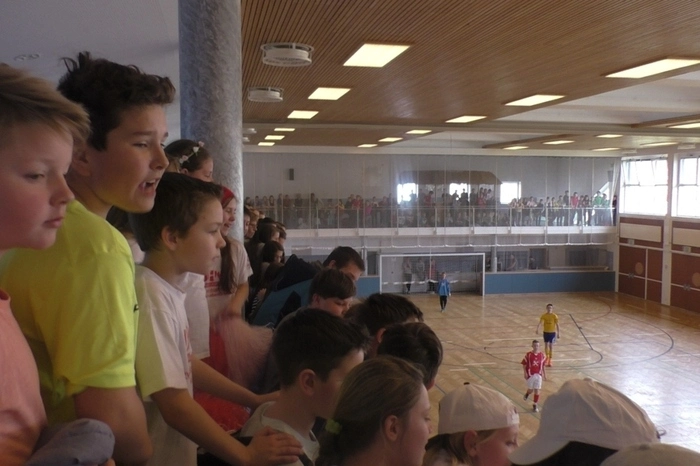 Viele begeisterte Schüler und Schülerinnen sorgten für Bombenstimmung...