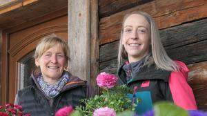 Heike und ihre Tochter Victoria Wibmer starten mit ihrer Gärtnerei in Oberlienz in die Frühlingssaison