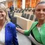 Katharina Nehammer (rechts), hier mit Verteidigungsministerin Klaudia Tanner, zog gegen Kärntner vor Gericht