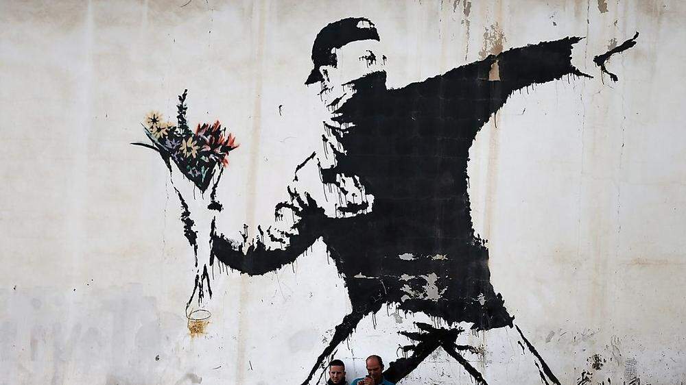 Eine der grandiosen Arbeiten von Banksy