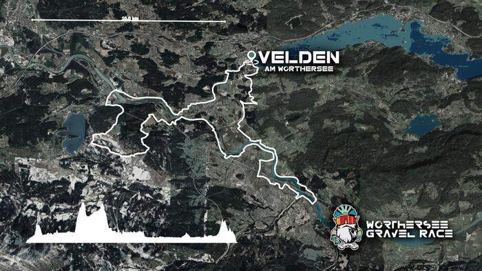 Die Streckenführung ab Velden